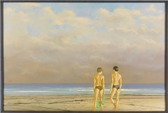 ROBERT BLISS Two Boys on the Beach.